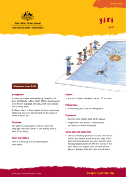 Yiri - Australian Sports Commission