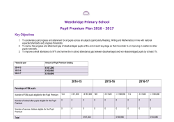 Pupil Premium Plan 2016 - 2017