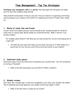 Time Management Guide File