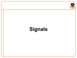 Signals - Cs.princeton.edu