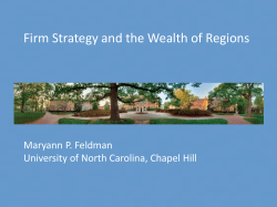 Firm Strategy and the Wealth of Regions