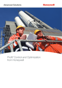 Profit&reg; Control and Optimization from Honeywell