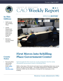 First Moves into Schilling Place Government Center