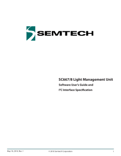 SC667/8 Light Management Unit