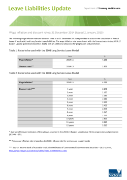 Leave Liabilities Update