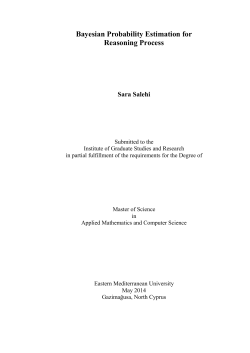 Bayesian Probability Estimation for Reasoning Process - EMU I-REP