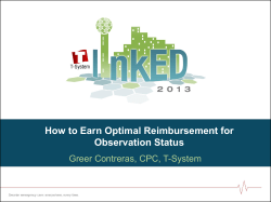 How to Earn Optimal Reimbursement for Observation Status