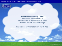 Annual UCISA Conference 2013