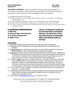 discrete syllabus - Lincoln County Schools