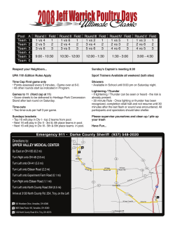 Flyer - Poultry Days
