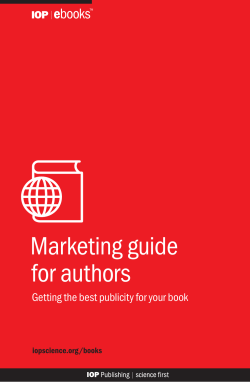 Marketing Guide for Authors PDF