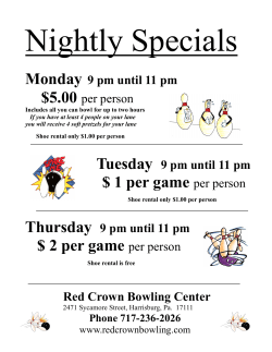 1 per game per person $ 2 per game per person