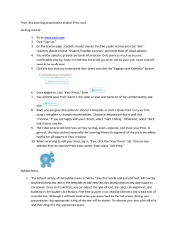 Prezi (the zooming presentation maker) (Prez