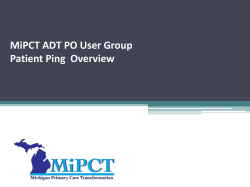 MiPCT Care Manager Update