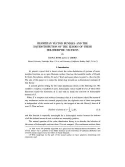 Hermitian vector bundles and the equidistribution of