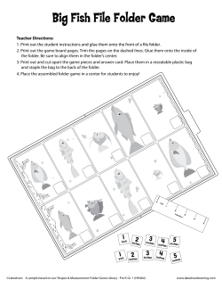 Teacher Directions: 2. Print out the game board pages. Trim the