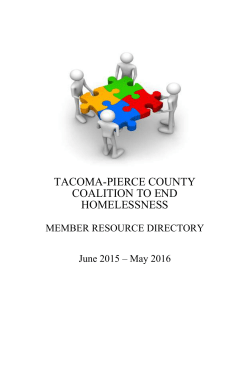 tacoma-pierce county coalition to end homelessness