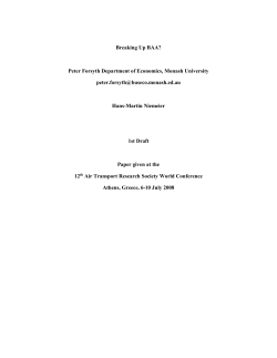 Breaking Up BAA - users.monash.edu.au