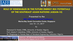 Energy Demand in the ASEAN Region - International Association for
