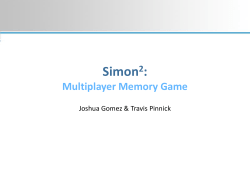 Simon2: Multiplayer Memory Game