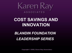 How to Reduce Costs and Improve Impact