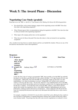 Negotiating Case Study (graded)