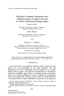 Equilibria in Abstract Economies with a Measure Space of Agents