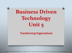 Developing Software to Streamline Operations