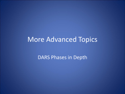 The Phases of DARS