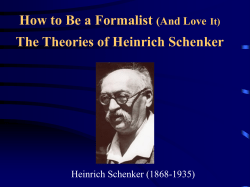Schenkerian Theory and the Ideology of Organicism