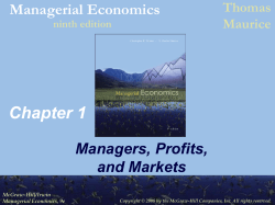 Managerial Economics
