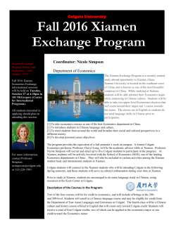 the flier - Colgate Blog Network