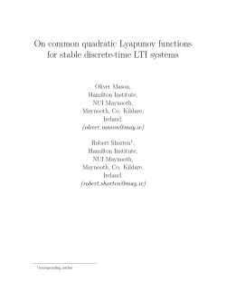 On common quadratic Lyapunov functions for stable discrete