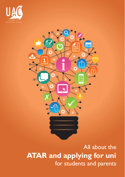 ATAR and applying for uni