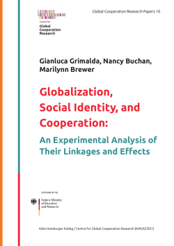 Globalization, Social Identity, and Cooperation: