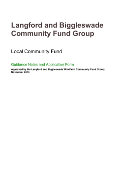 Langfordand Biggleswade Community Fund Group