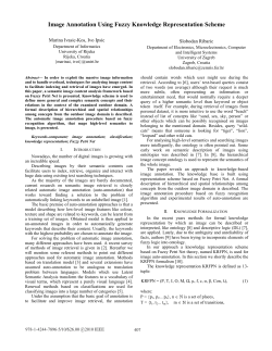Image Annotation Using Fuzzy Knowledge Representation Scheme