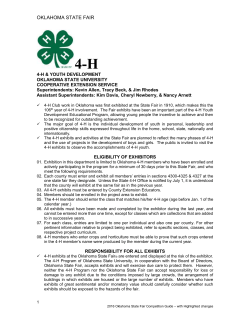 4-H - Oklahoma State University