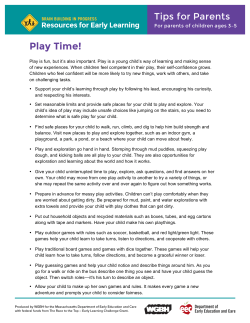 Play Time! - Resources for Early Learning