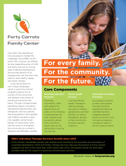 For every family. For the community. For the future.