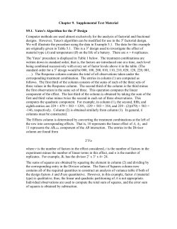 Sum of Squares - Carleton University