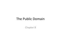 The Public Domain