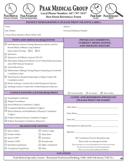 Local Phone Number: 587-797-1937 Red Deer Referral Form