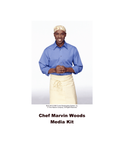 Chef Marvin Woods Media Kit