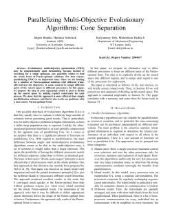 Parallelizing Multi-Objective Evolutionary Algorithms
