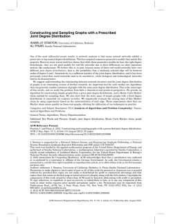 Constructing and sampling graphs with a prescribed joint degree