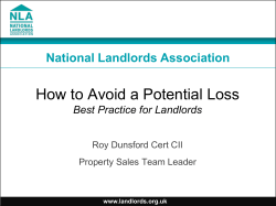 How to avoid a potential loss - NLA