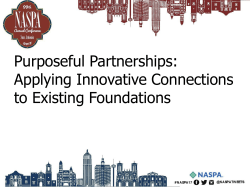 Sr. Assistant Director for Career and Industry