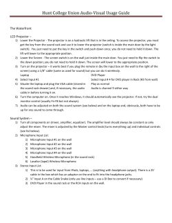 Hunt College Union Audio