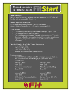 Email  for more information on joining OU Fit